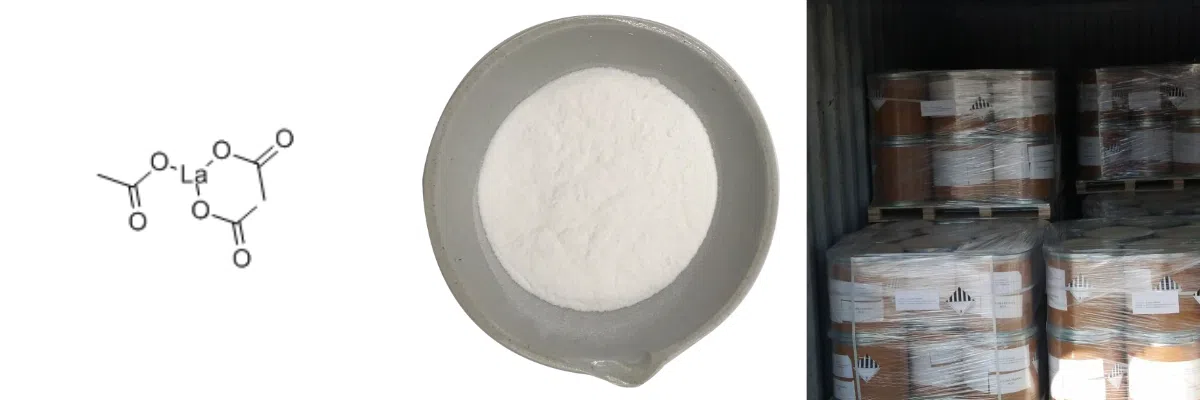 Acetato de lantânio hidratado